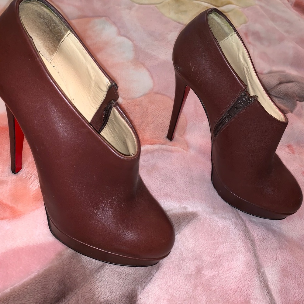 Christian louboutin booties